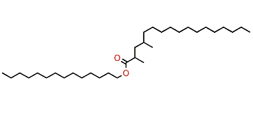 Tetradecyl 2,4-dimethylheptadecanoate